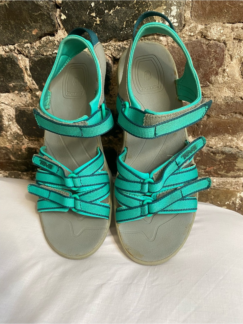 Teva Women's Teal Multi-Strap Outdoor Sandals